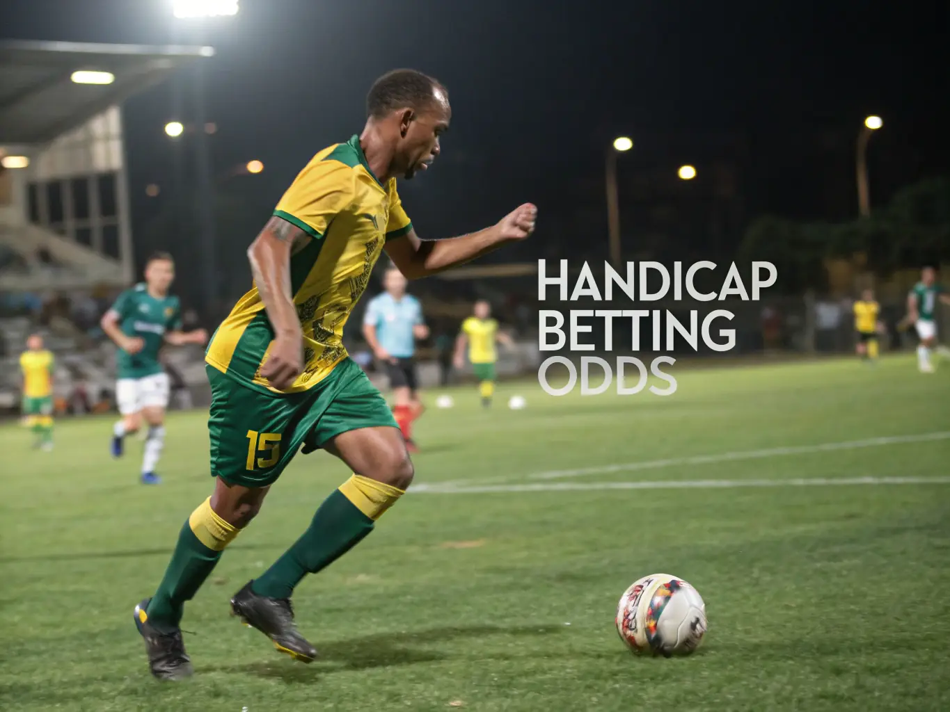 A dynamic image showcasing a live soccer match with real-time betting odds displayed on a transparent overlay, emphasizing the excitement of live betting on GameX Sports.